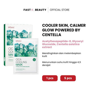 Cica Cooling Mask kemasan box dan sachet 