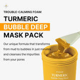 P.CALM Turmeric Bubble Deep Mask 90g