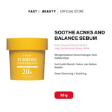 P.CALM Turmeric Bubble Deep Mask 90g