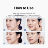 P.CALM PDRN Caffeine 1000 Overnight Wrapping Mask | Sleeping Mask Glass Skin Hydrating Korea Original