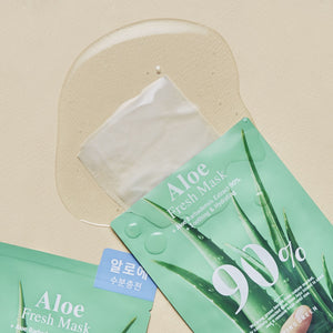 BRING GREEN Aloe 90% Fresh Mask (1pcs)